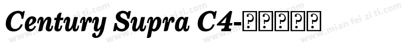 Century Supra C4字体转换